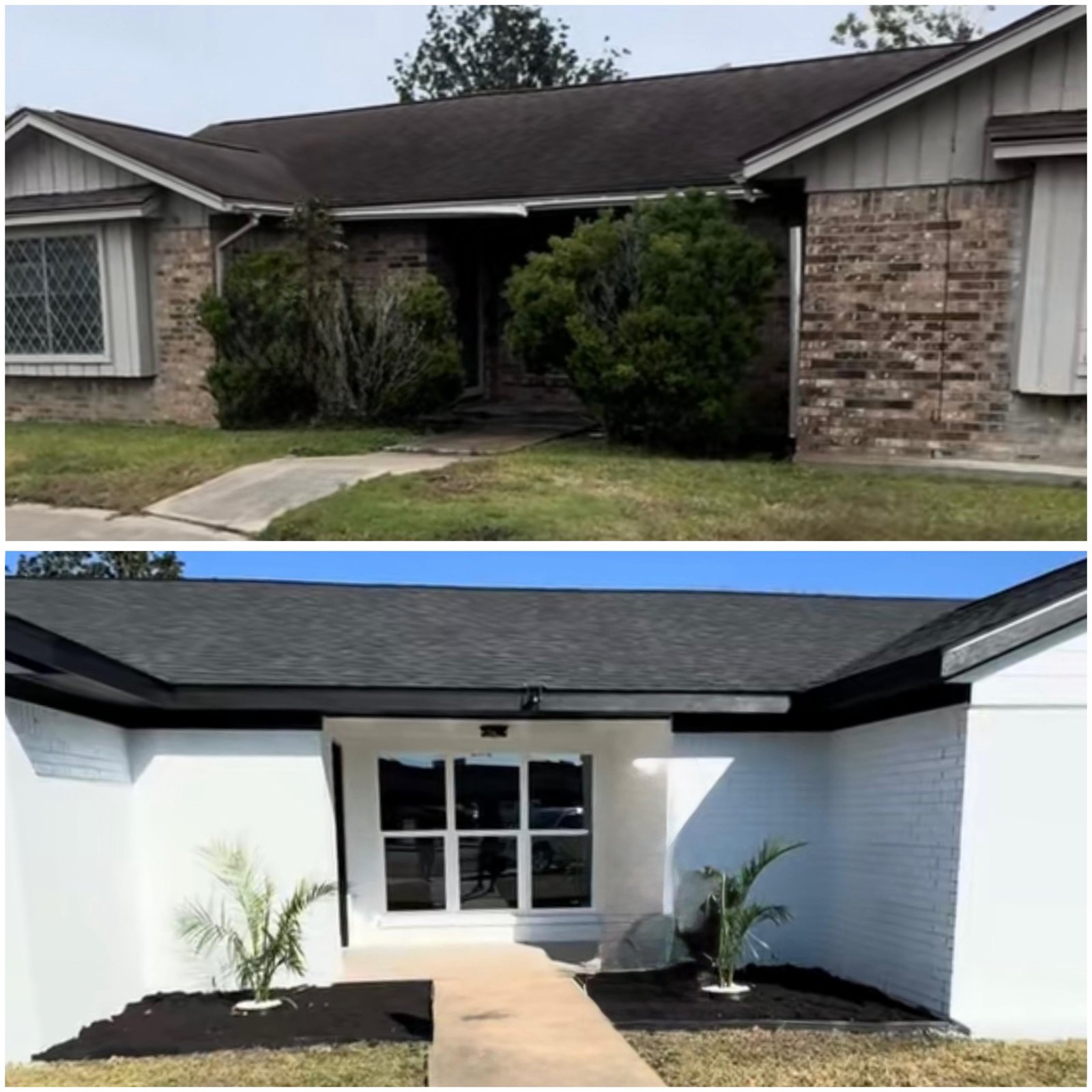 Antes y después — Fachada