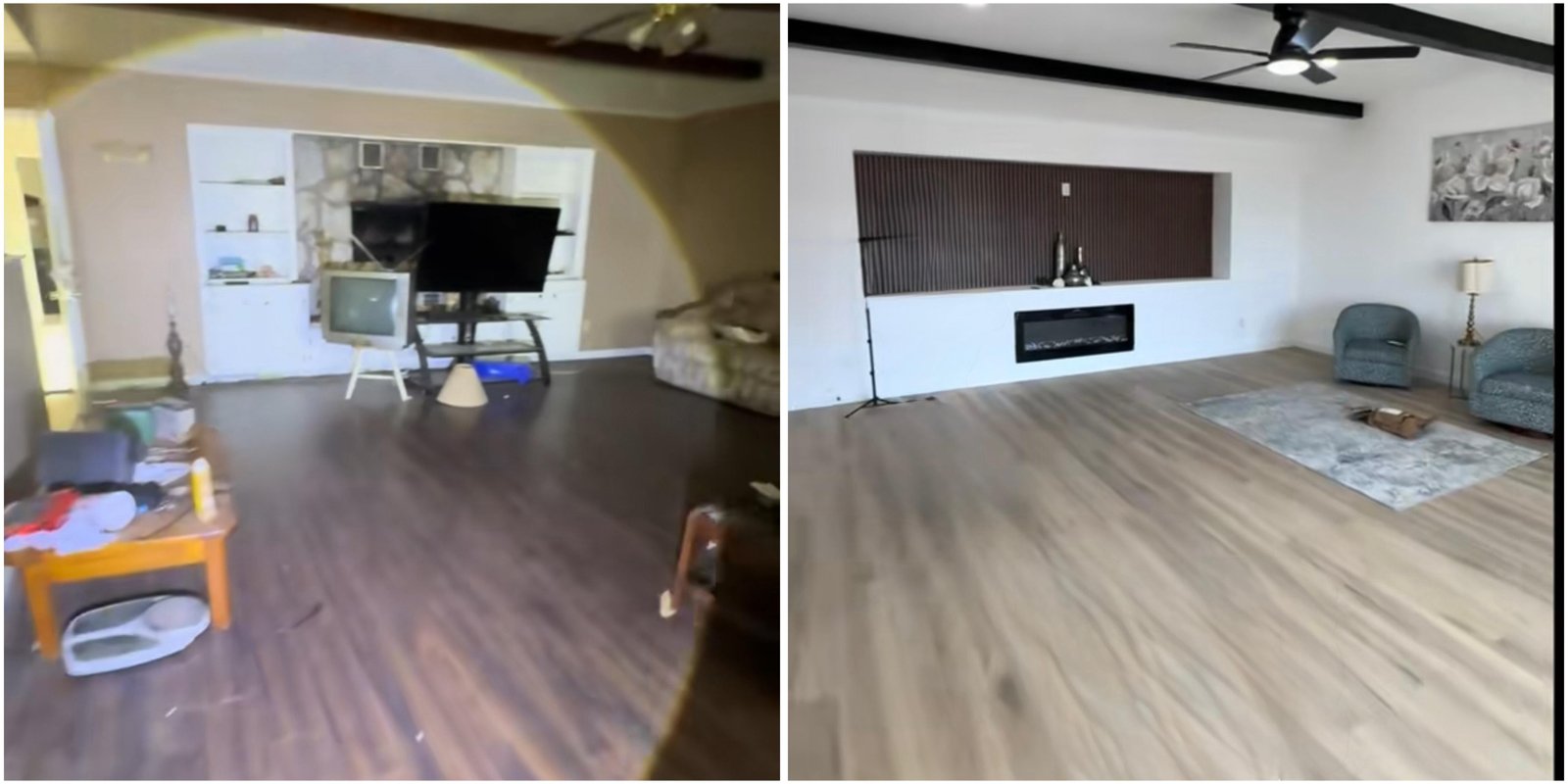Antes y después — Remodelación completa